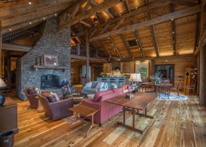 Is timber framing suistanable, like in this great room?