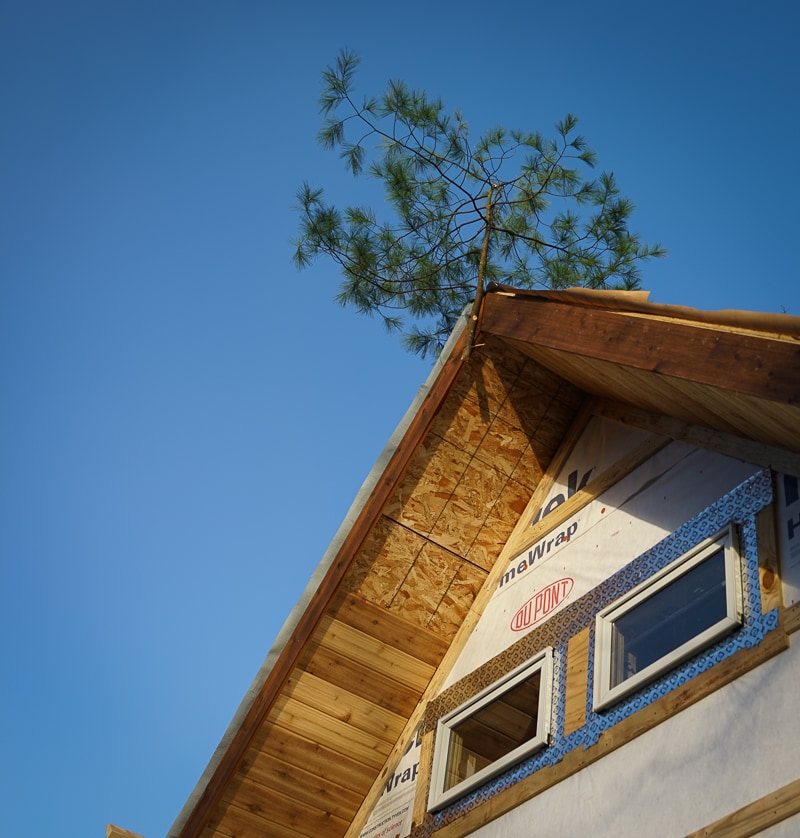 Timber framing traditions topping out ceremony