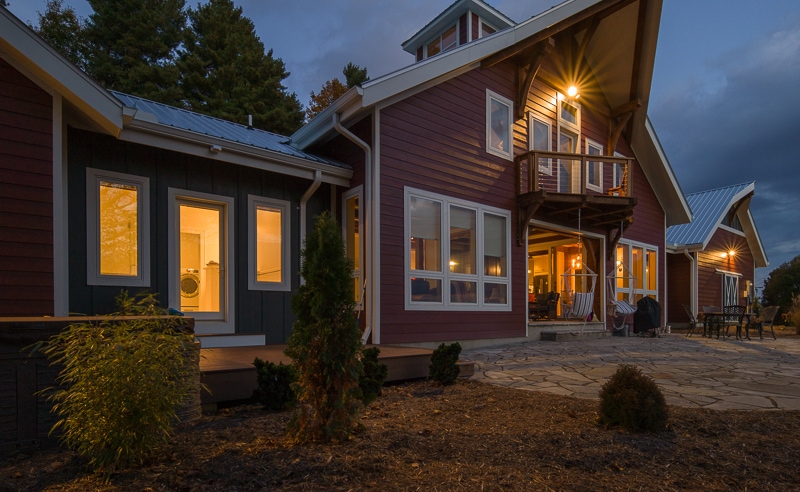 timber frame barn home