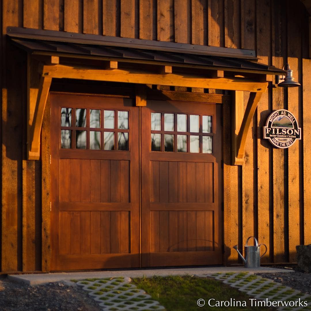 Function and beauty: a White Oak timber frame shed roof ...