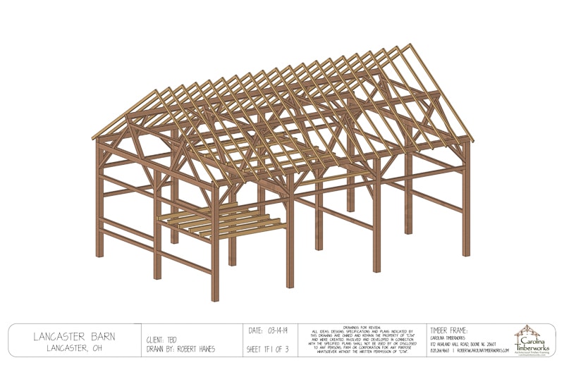 Antique Barn Timber Frame Plan
