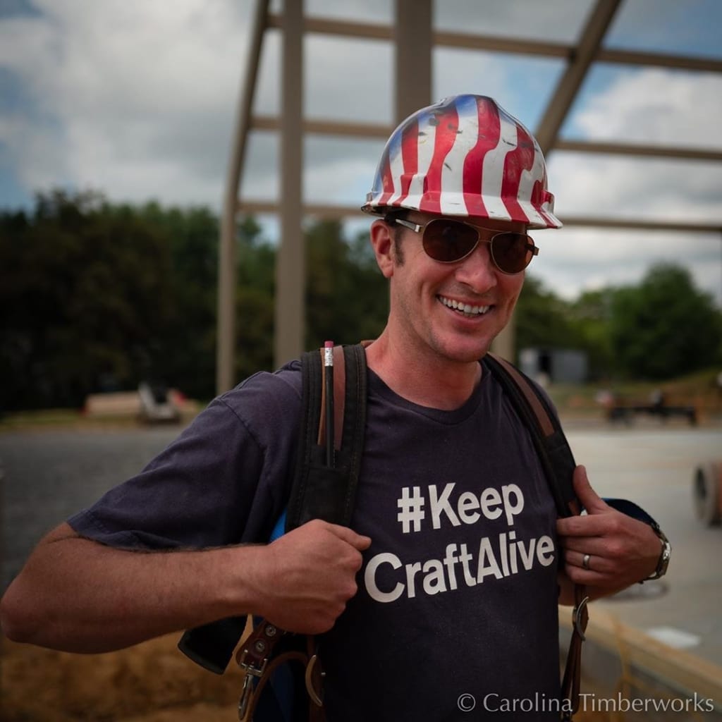 You won’t find a better Project Steward than CTW’s own Derek Calhoun @mttrekker This week he and Project Manager Craig Kitson as well as the whole fantastic team steward-ed raising the frame of our new shop in Ashe County, NC