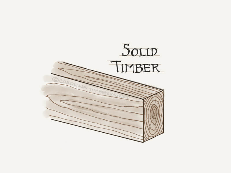 Solid timber