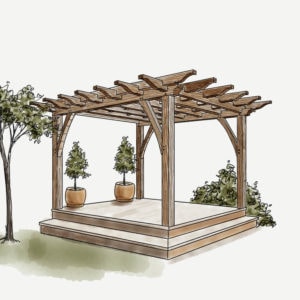 Cedar Pergola Kit