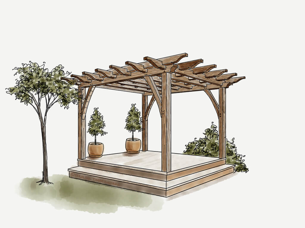 Cedar Pergola Kit