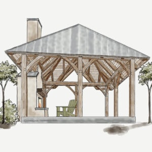 Timber Frame Gazebo Kit