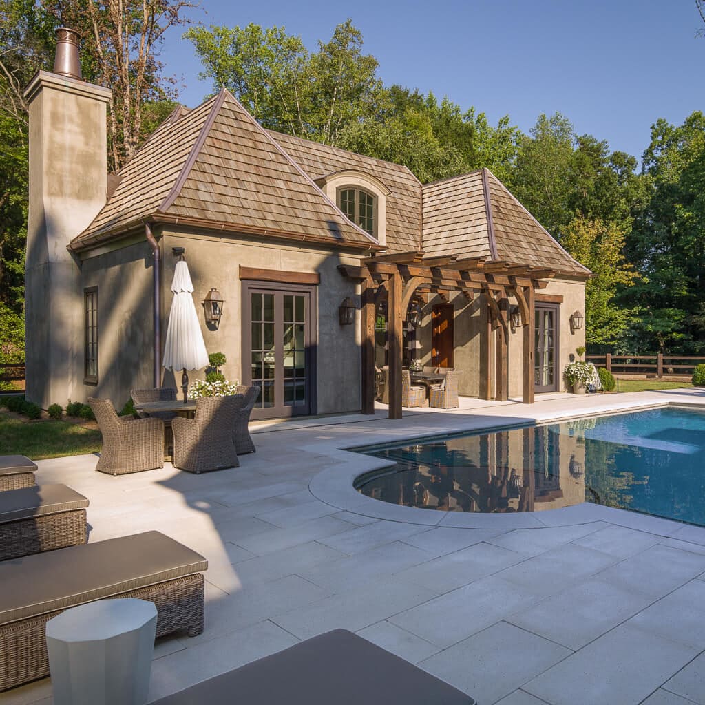 Timber Frame Pool House