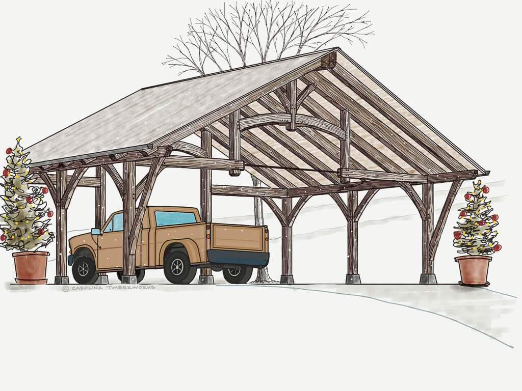 Timber Frame Carport