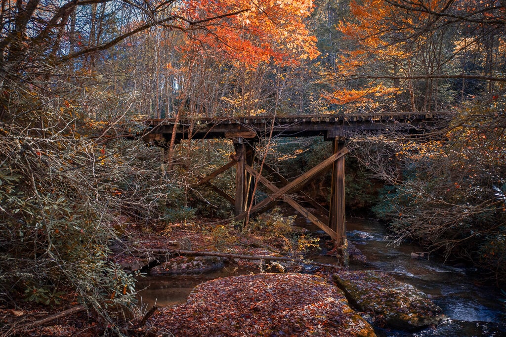 Virginia Creeper trestle bridge