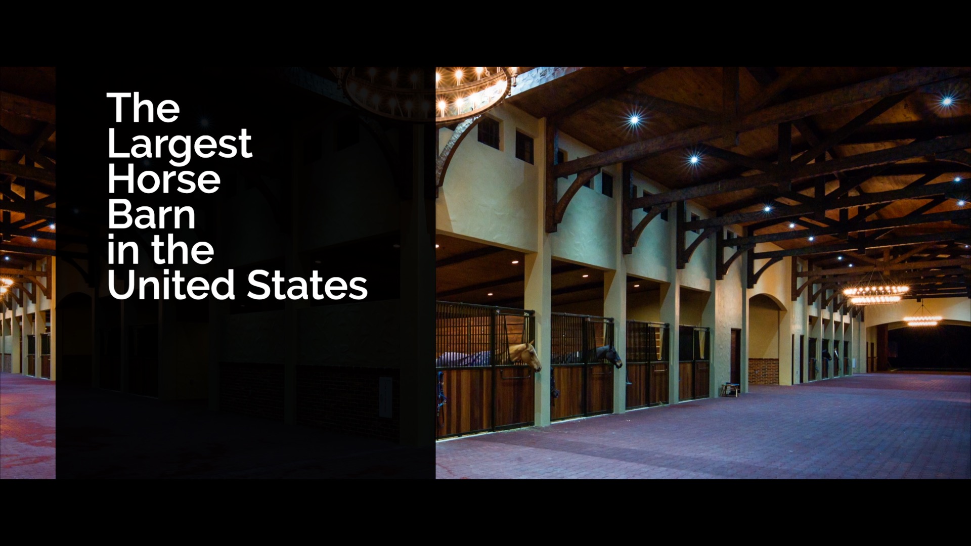 Largest horse barn in the U.S.