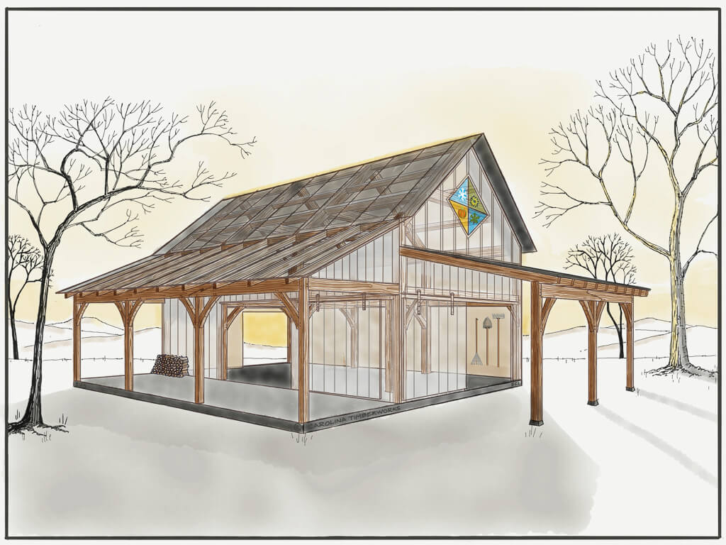 Timber Frame Barn