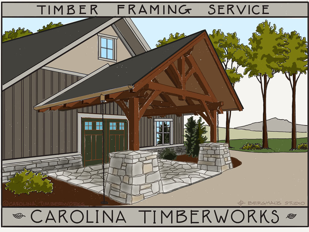 Timber Frame Entryways