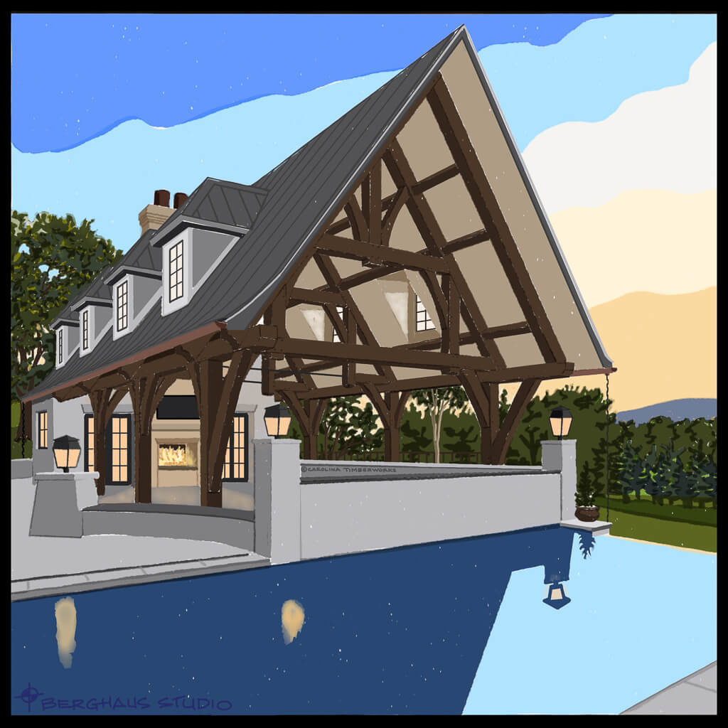 Timber Frame Pavilions and Gazebos