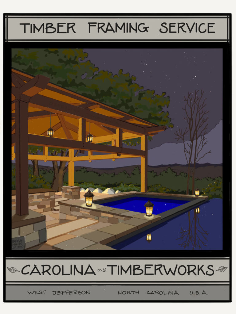 Timber frame Pool Pavilions