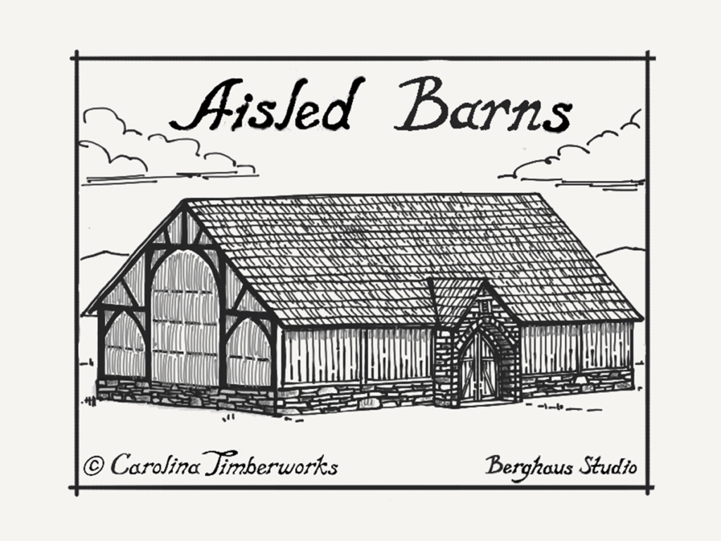 Aisled timber frame barn