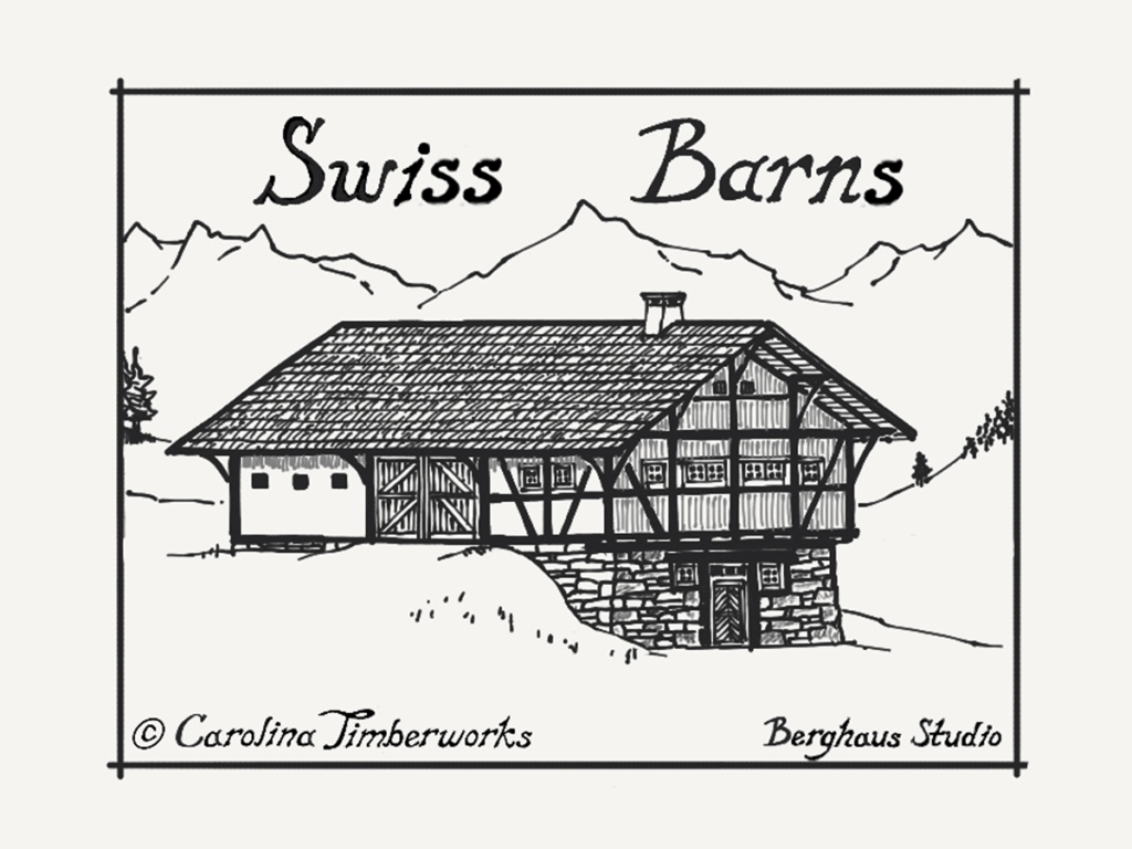 swiss timbered barn