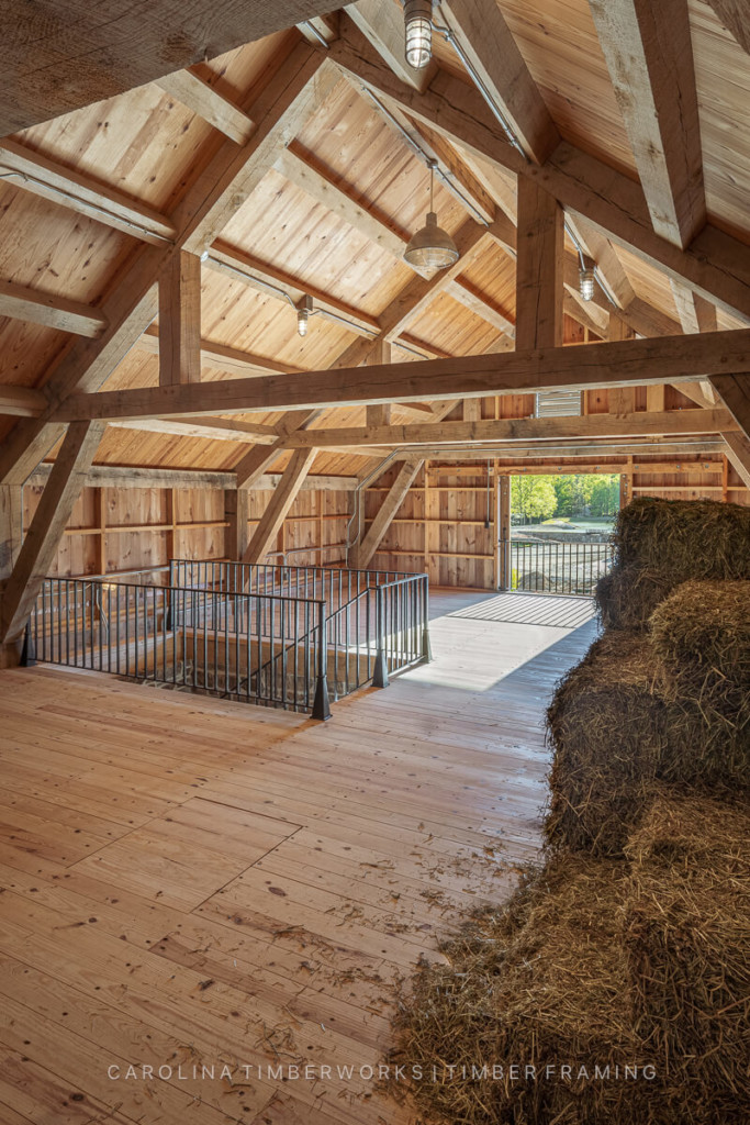 Timber Frame Barn Hayloft