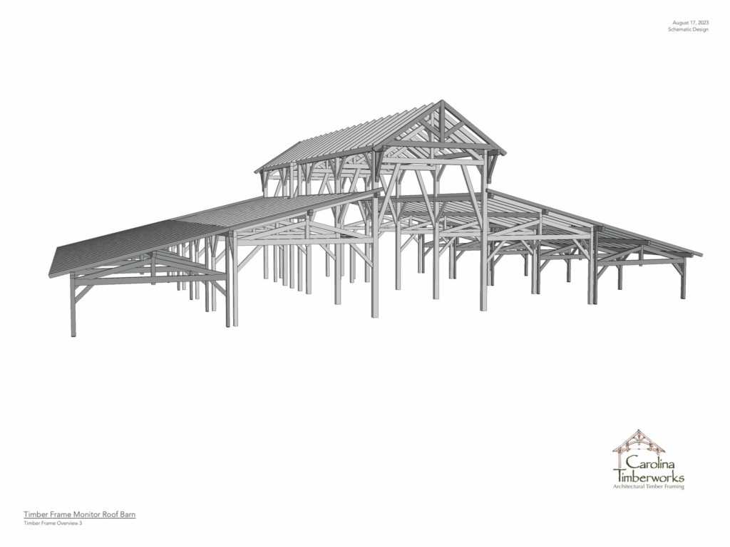 Monitor Roof Timber Frame